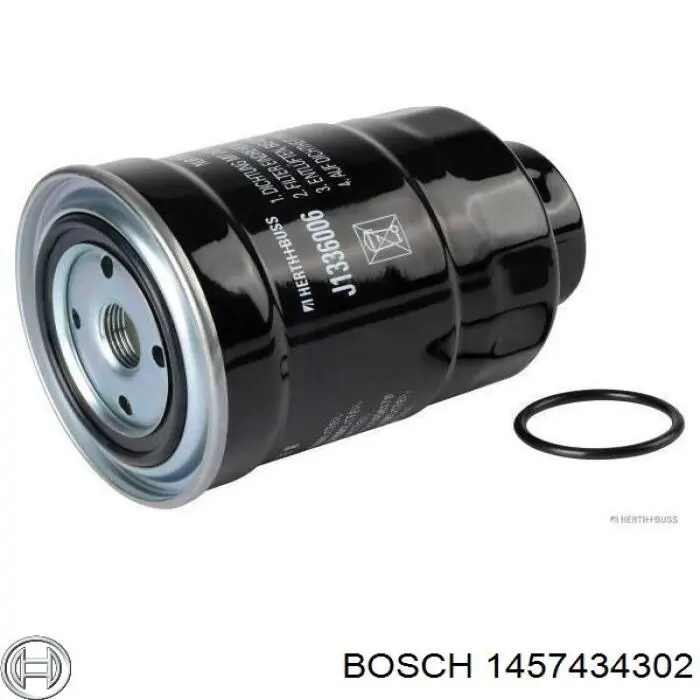Фільтр тонкого очищення палива Bosch 1457434302 ціна, від 7.80 USD
