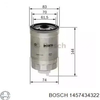 1457434322 Bosch Фільтр палива