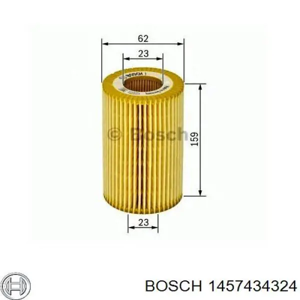 Фільтр тонкого очищення палива Bosch 1457434324 ціна, від 14.83 USD