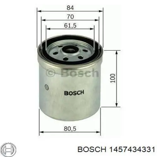 1457434331 Bosch фільтр паливний