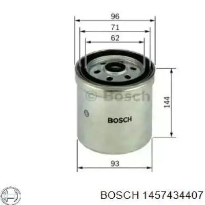 Паливний фільтр 1457434407 Bosch