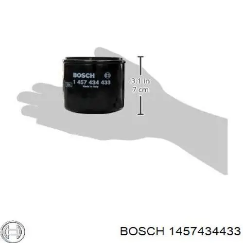 Фільтр тонкого очищення палива Bosch 1457434433 ціна, від 6.33 USD