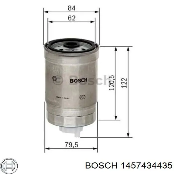 Паливний фільтр 1457434435 Bosch