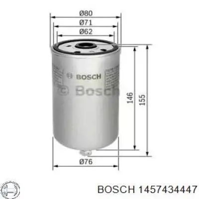 Фільтр паливний Bosch 1457434447