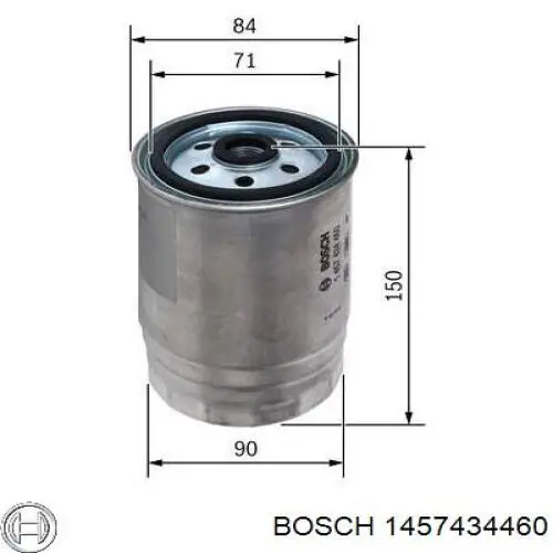 Фільтр паливний Bosch 1457434460