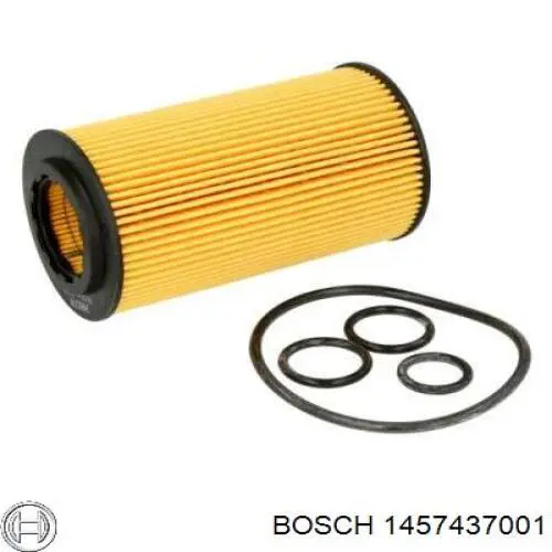 Масляний фільтр двигуна Bosch 1457437001 ціна, від 5.26 USD