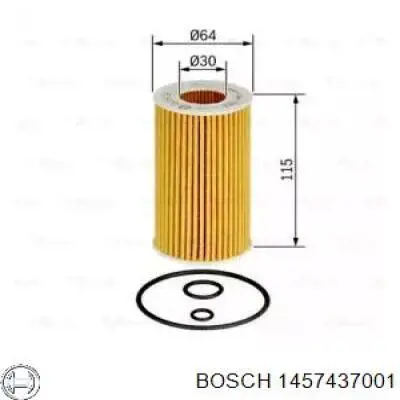 Масляний фільтр 1457437001 Bosch