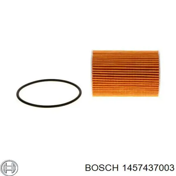 Масляний фільтр двигуна Bosch 1457437003 ціна, від 6.09 USD