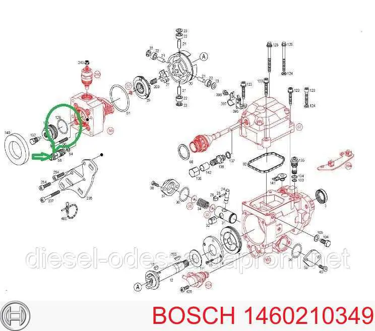 1460210349 Bosch Сальник ПНВТ