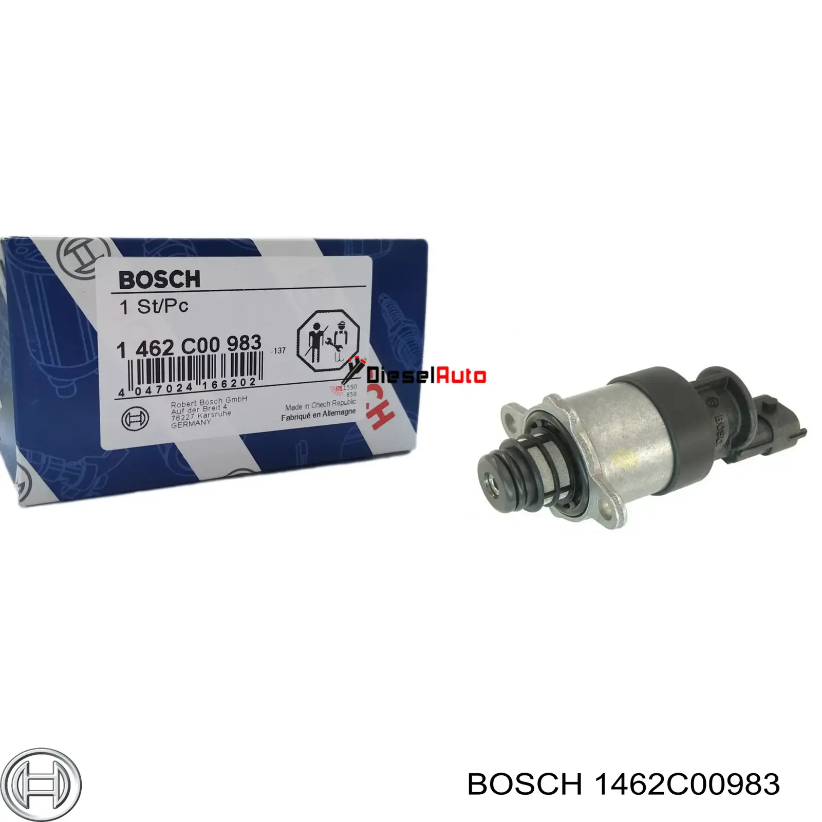 Клапан регулювання тиску, редукційний клапан ПНВТ 1462C00983 Bosch