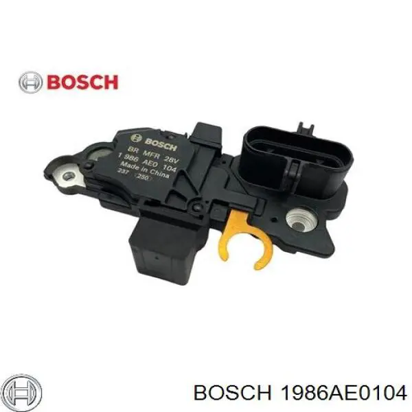 1986AE0104 Bosch реле-регулятор генератора, (реле зарядки)