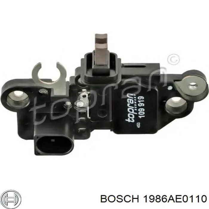 1986AE0110 Bosch реле-регулятор генератора, (реле зарядки)