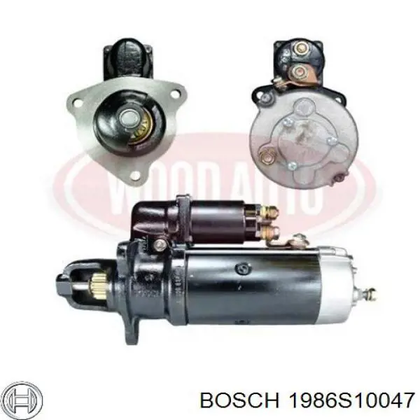 Стартер автомобільний Bosch 1986S10047