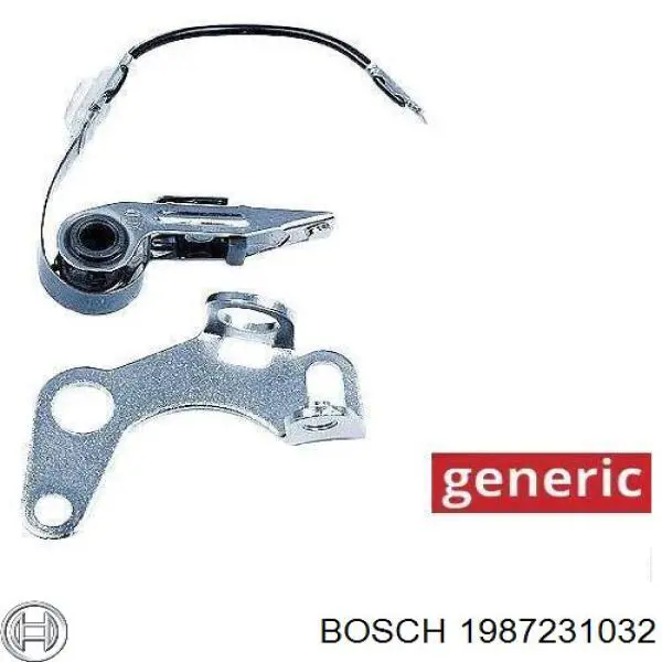 1987231032 Bosch контактна група розподільника запалювання