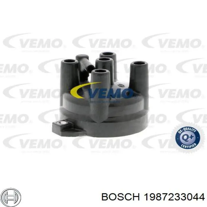 1987233044 Bosch Кришка розподільника запалювання / трамблера