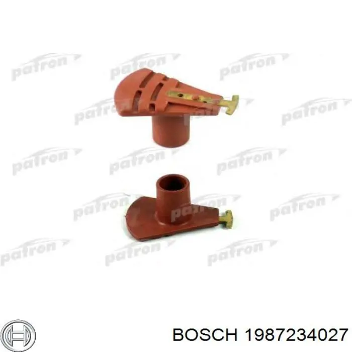 Бігунок (ротор) розподільника запалювання Bosch 1987234027