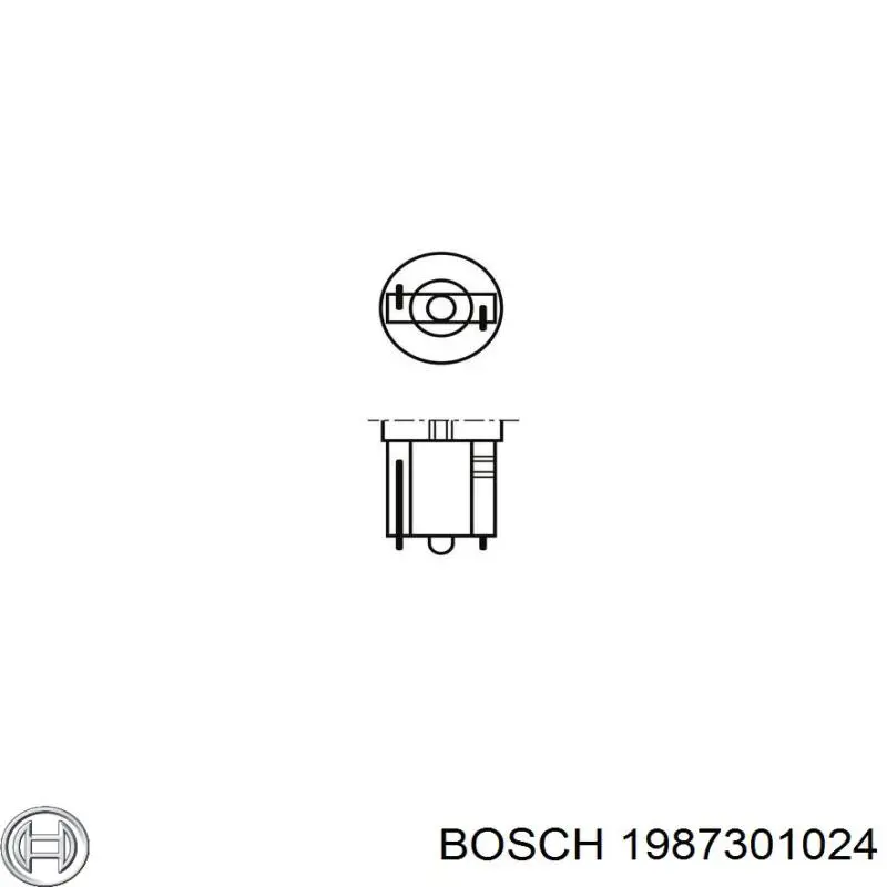 1987301024 Bosch лампочка щитка / панелі приладів