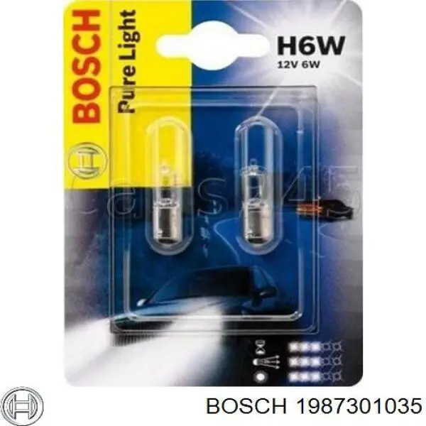 Лампи Bosch 1987301035 ціна, від 2.55 USD