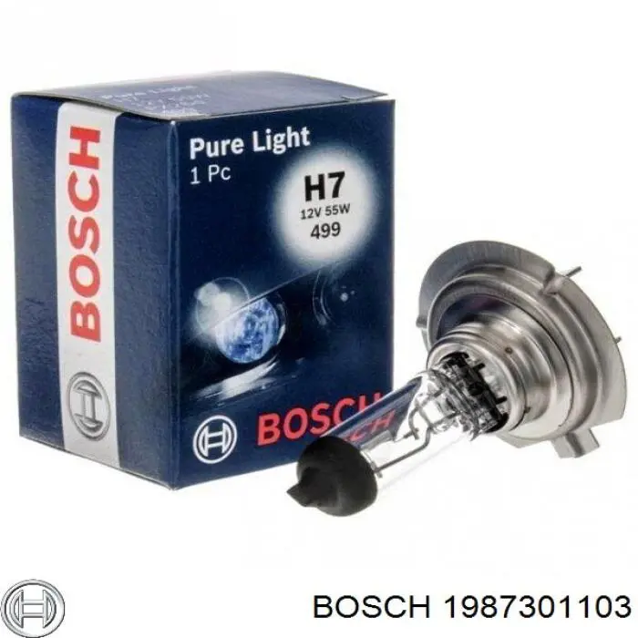 Лампочки фар, комплект на авто 1987301103 Bosch