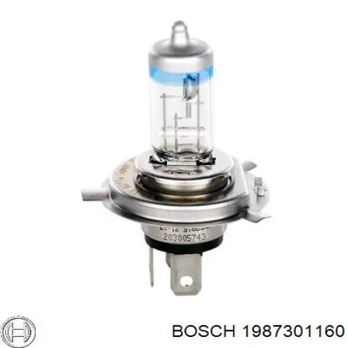1987301160 Bosch лампочка галогенна