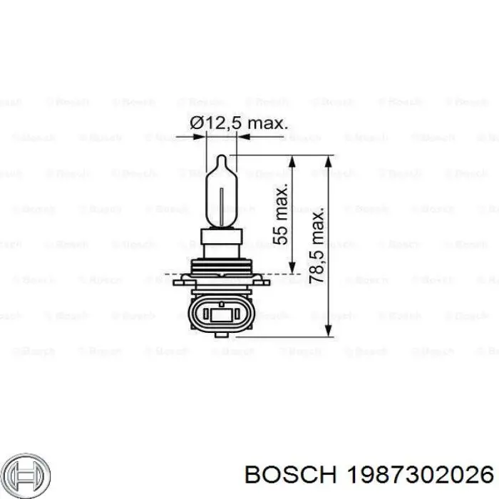 Купити 1987302026 Bosch Лампочка галогенна