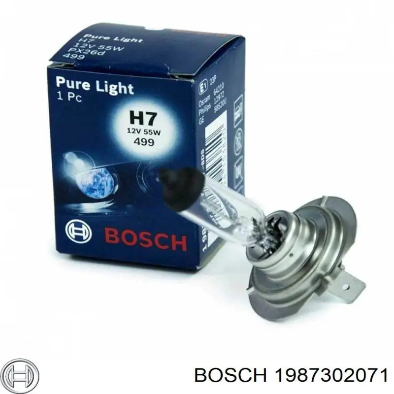 1987302071 Bosch Лампочка галогенна
