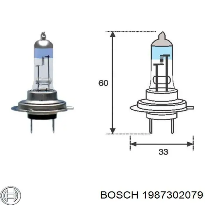 Лампочка галогенна Bosch 1987302079