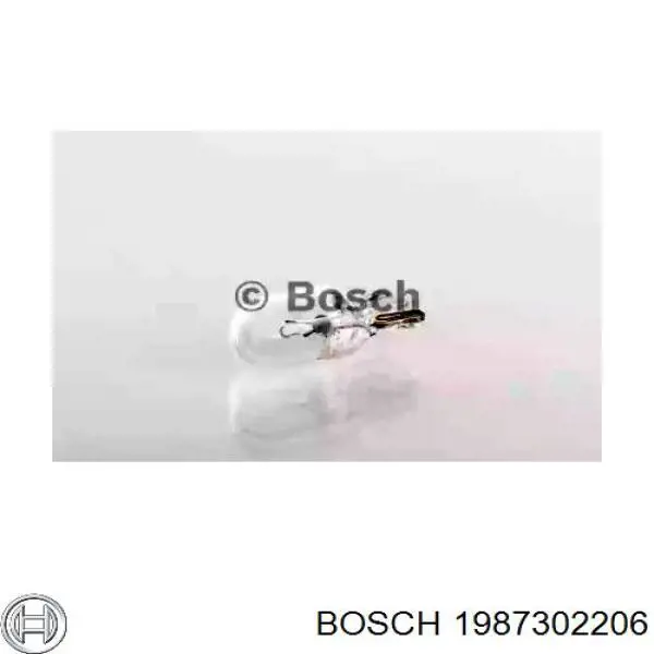 Лампочка плафону освітлення салону/кабіни 1987302206 Bosch