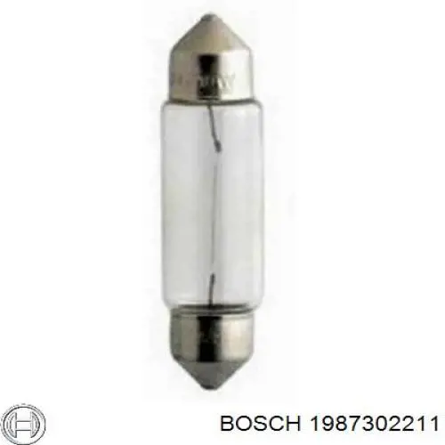 Лампочка плафону освітлення салону/кабіни Bosch 1987302211