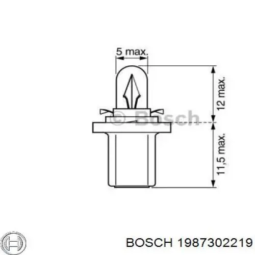 Лампочка 1987302219 Bosch