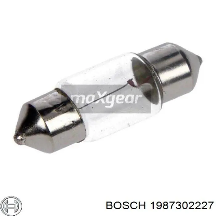 Лампочка плафону освітлення салону/кабіни Bosch 1987302227 ціна, від 0.42 USD