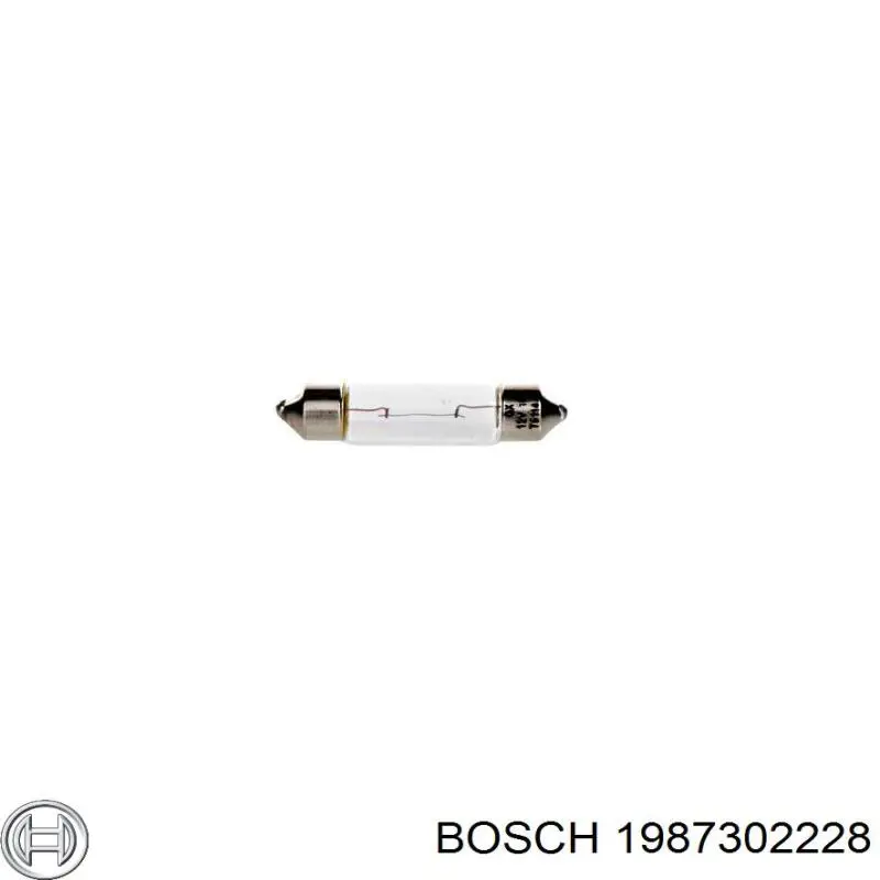 1987302228 Bosch лампочка плафону освітлення салону/кабіни
