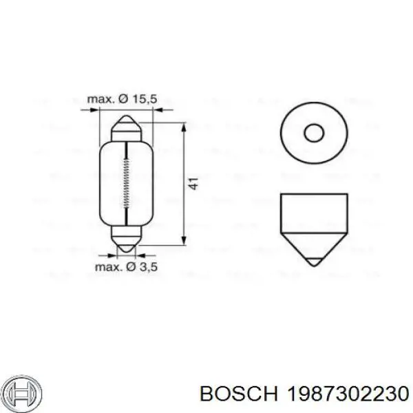 Лампи Bosch 1987302230 ціна, від 0.66 USD