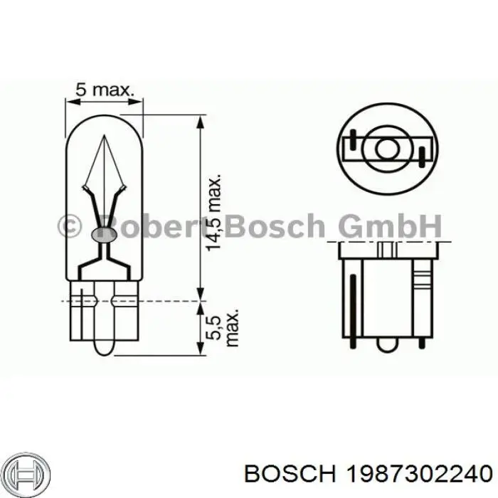 Лампочка 1987302240 Bosch