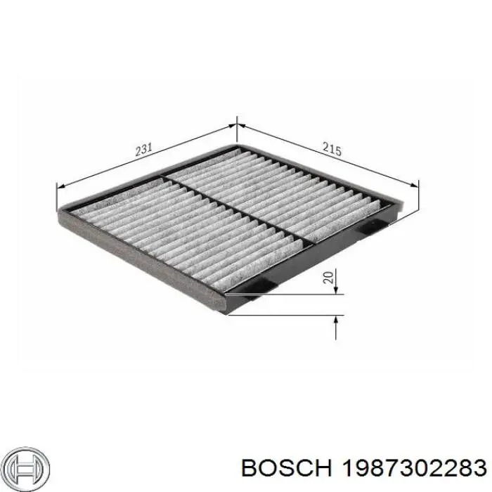 Лампочка 1987302283 Bosch