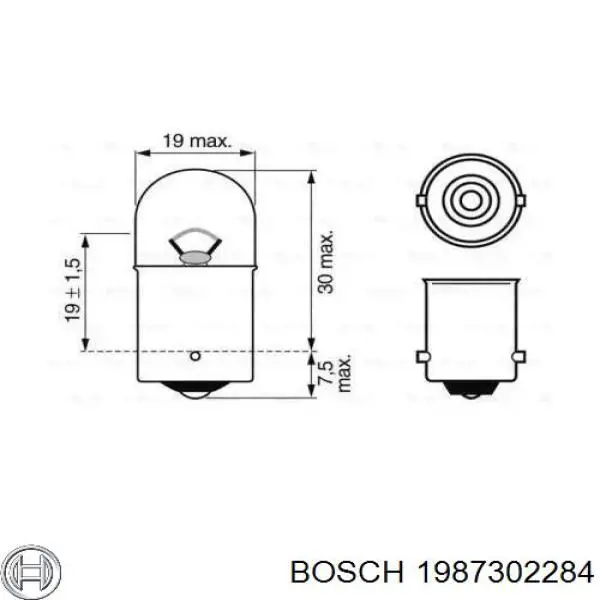 1987302284 Bosch лампочка