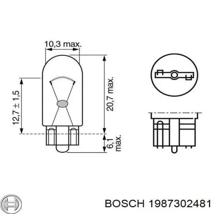 Лампи Bosch 1987302481 ціна, від 6.70 USD