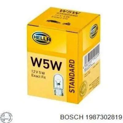 1987302819 Bosch лампочка плафону освітлення салону/кабіни