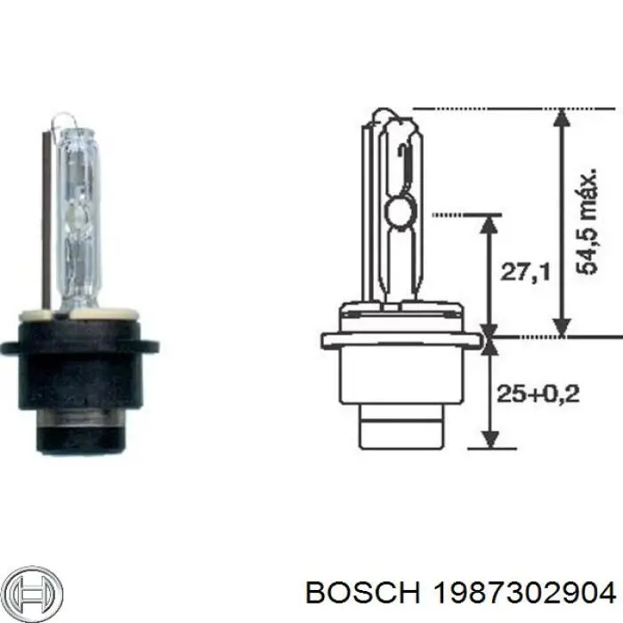 Лампочка ксеноновая 1987302904 Bosch