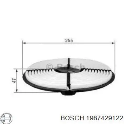 1987429122 Bosch фільтр повітряний