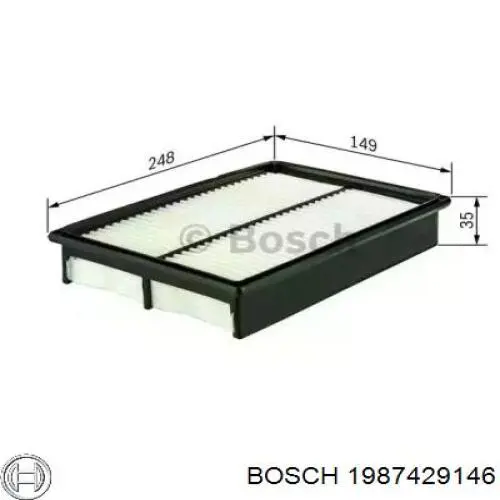 Повітряний фільтр 1987429146 Bosch