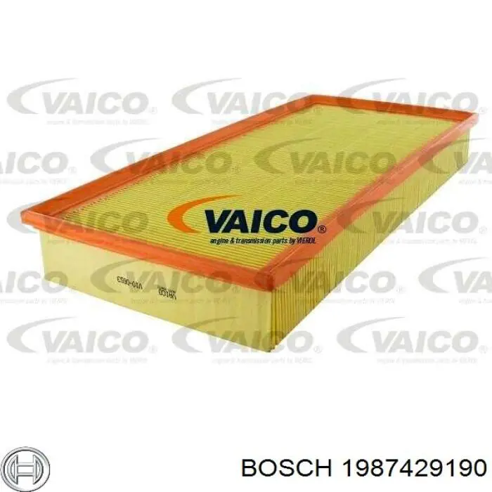Купити 1987429190 Bosch Автомобільний фільтр повітря