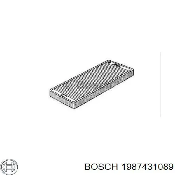 Фільтр повітряний обігрівача Bosch 1987431089 ціна, від 5.09 USD