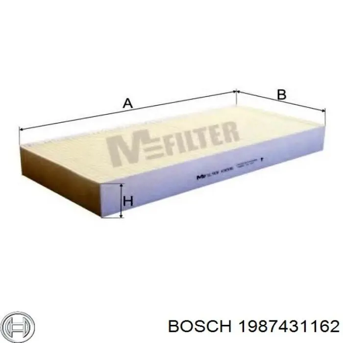 Фільтр салону 1987431162 Bosch
