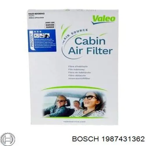 Купити 1987431362 Bosch Фільтр салону вугільний