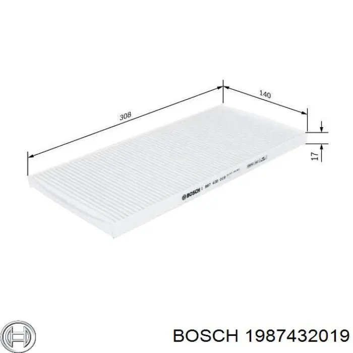 1987432019 Bosch фільтр салону