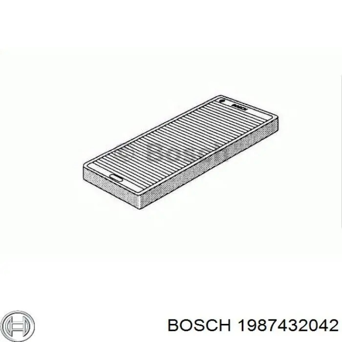 Фільтр салону 1987432042 Bosch
