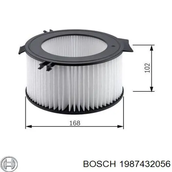 1987432056 Bosch фільтр салону
