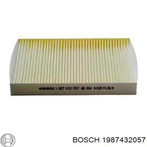 Фільтр повітряний обігрівача Bosch 1987432057 ціна, від 6.64 USD