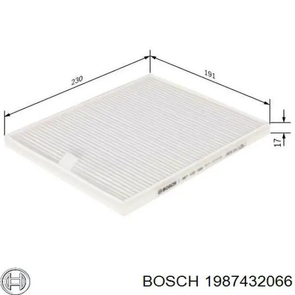 1987432066 Bosch фільтр салону